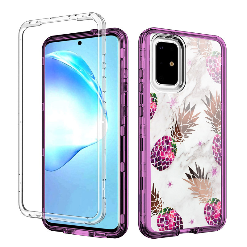 For Samsung S23 S21 S20 Ultra NOTE 10 Plus three-in-one transparent hard case For Samsung S23 S21 S20 Ultra NOTE 10 Plus three-in-one transparent hard case