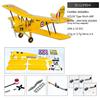 Airplane model with fixed wing, remote control, fighting, 0.8m