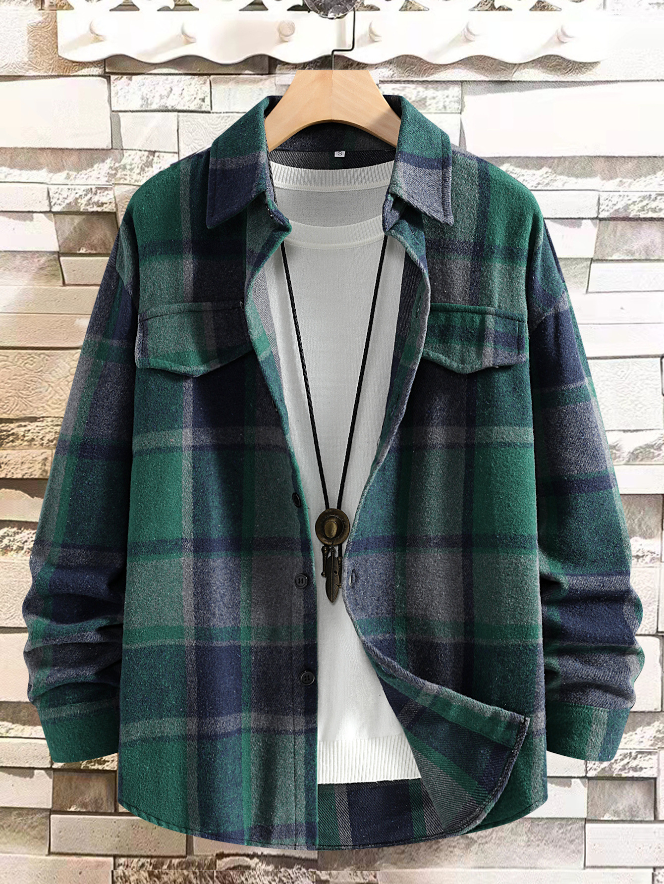 Camicia a quadri uomo maniche lunghe rossa casual ed elegante_voghion.com