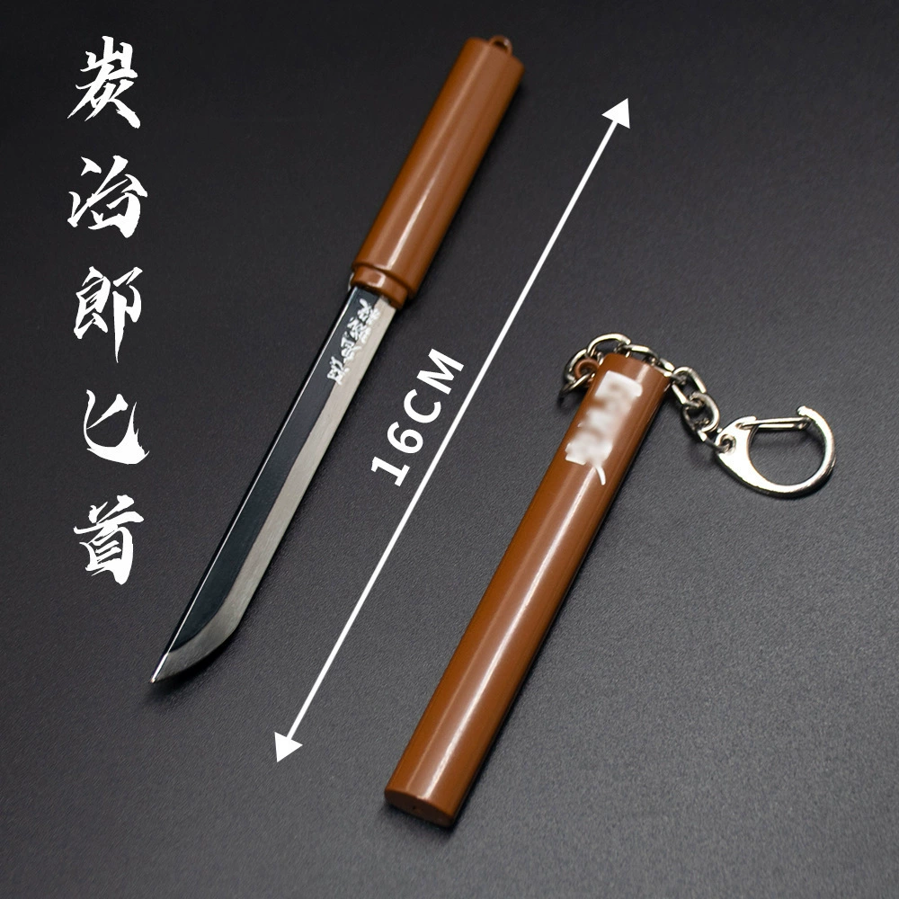 Демон Slayer Аниме 26 см Ridge Blade of the Blade of the Knife Weapon Tanjiro Моя жена хорошо владеет рукоделием оружия