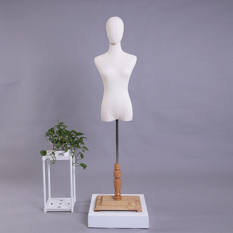 Maniquí Femenino de Cuerpo Completo con Base de Madera para Escaparate y Vestidos de Novia image 5