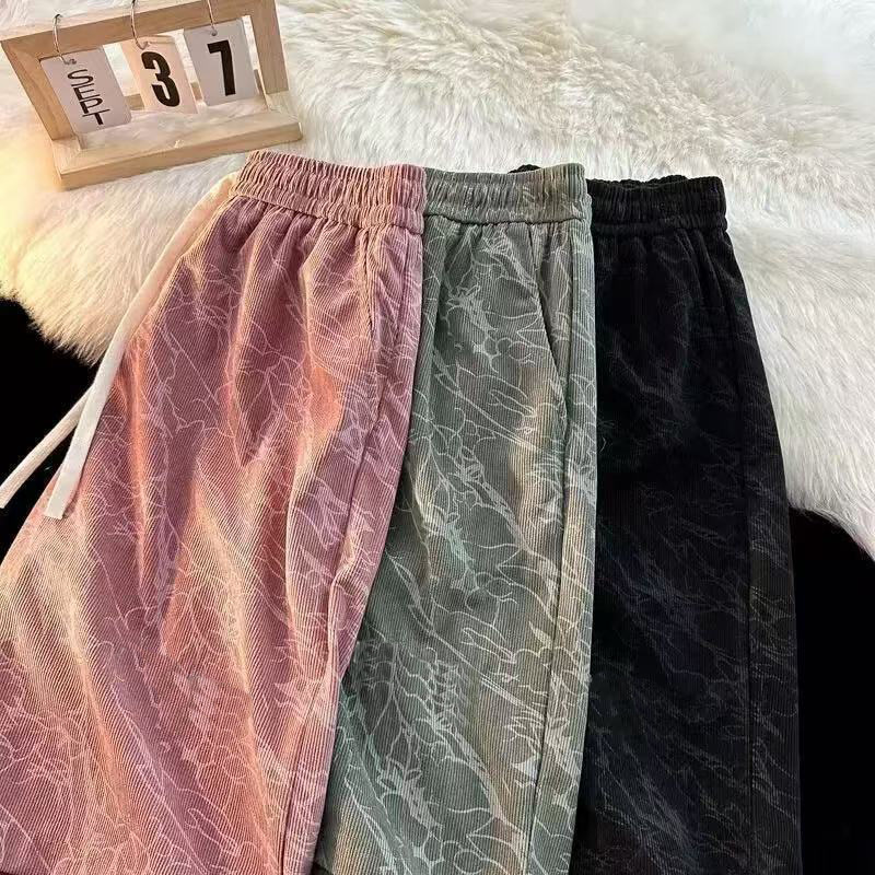 Men's Clothing Men's Trendy Sporty Printed Casual Shorts High Street Five Point Pants Summer Wear Thin Breathable_viptrois.com