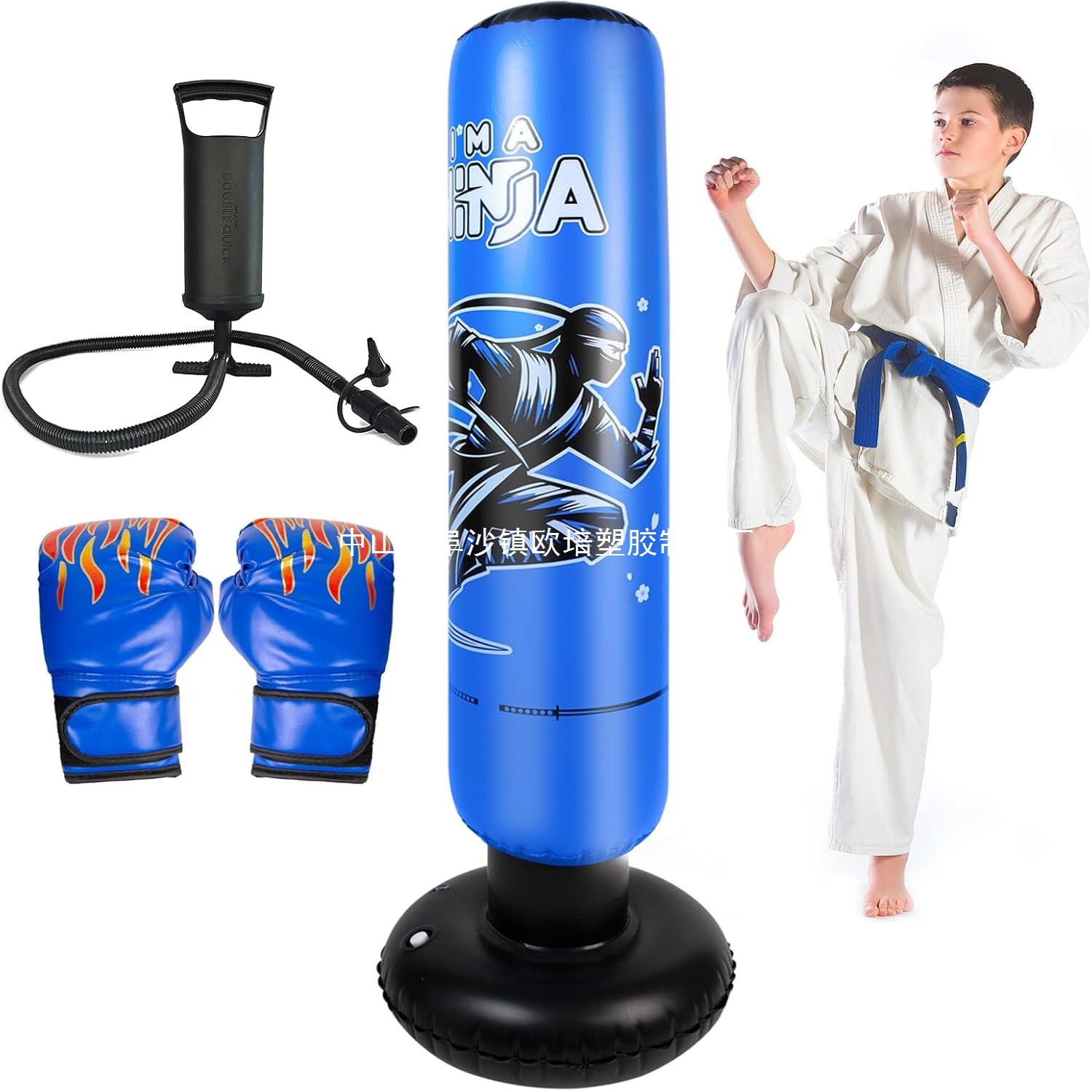 Onirii 66 Inch Kids Inflatable Punching Bag |   Large Stable K