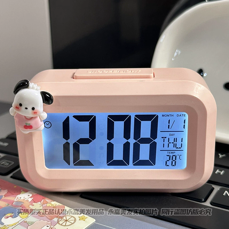 Beaver LED Alarm Clock, Luminous Multifunction Desktop Clock, Timer & Silent Mode
