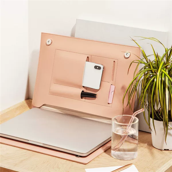 Multifunctional Laptop Storage Bag, Business Office Supplies, Notebook Storage Bag, Leather Computer Protective Case