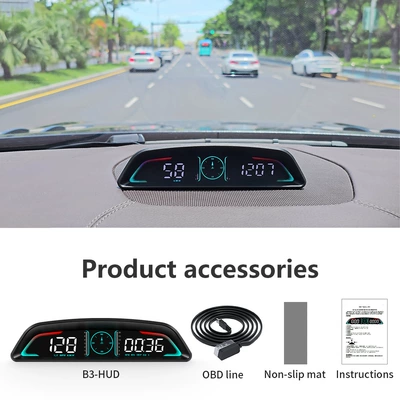 Vehicle Speed, Water Temperature, Vehicle HUD
