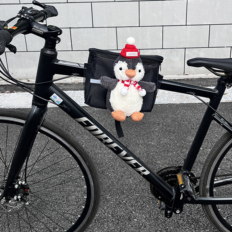 Big Penguin Doll Bicycle Front Beam Bag Cute Upper Tube Bag Mountain Bike Universal Beam Bag Bicycle Riding Road Bike Big Penguin Doll Bicycle Front Beam Bag Cute Upper Tube Bag Mountain Bike Universal Beam Bag Bicycle Riding Road Bike
