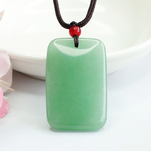 Jianyu Dongling jade pendant green Dongling nothing card pendant necklace factory wholesale generation CB3092306