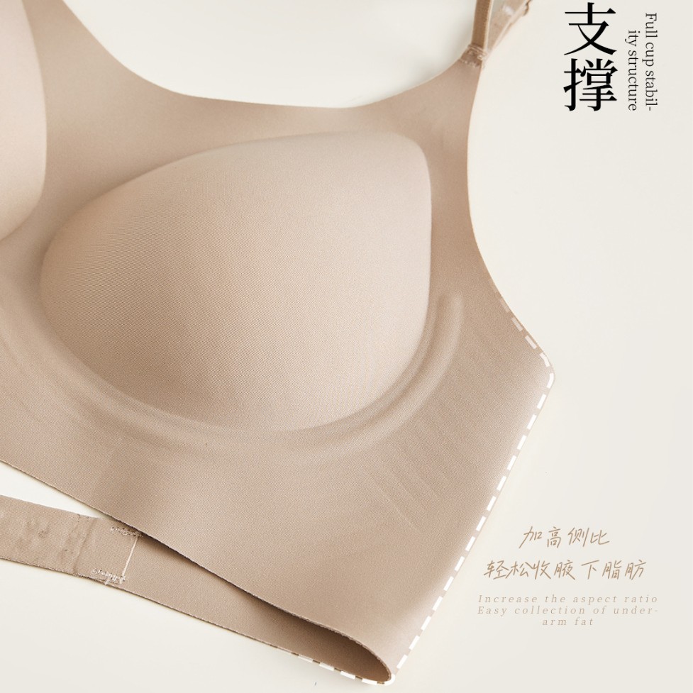 Venta directa de fábrica comercio electrónico transfronterizo Sudeste de Asia Vietnam Tailandia damas sin costuras sujetador de recogida lateral cómodo