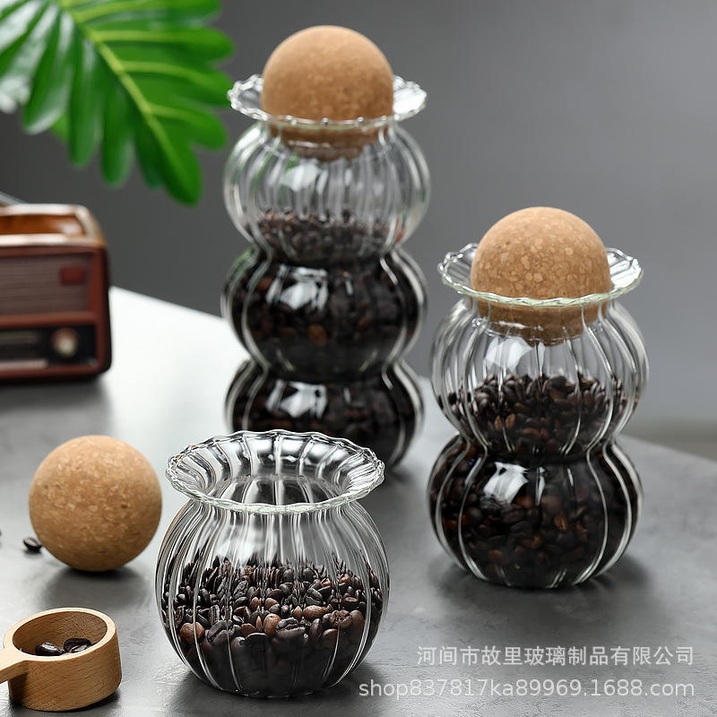 工場直接供給越境ガラス密封瓶キッチン収納瓶茶瓶コルク瓶高ホウケイ酸ガラス密封|undefined