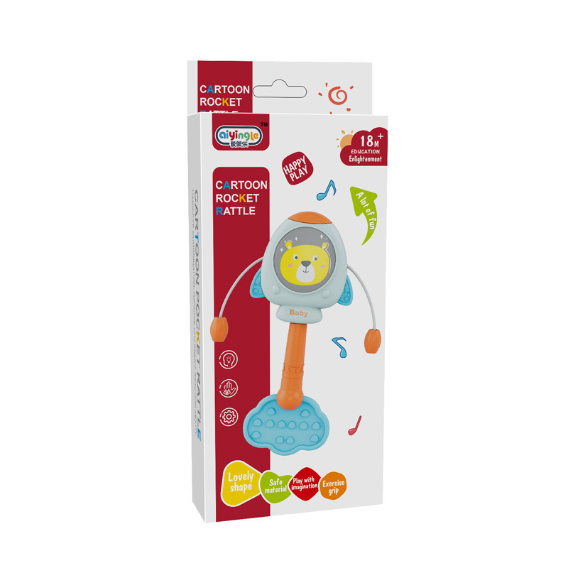 Juguetes de tambor de martillo para bebés multifuncional campana BB palo de música recién nacido calmante martillo de arena transfronterizo al por mayor