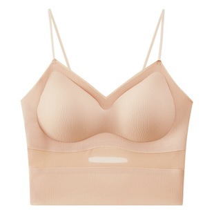 Beautiful Back Strap Underwear Women's Summer Thin Inner Strap Bra Vest Bra One-piece Bottoming Outer Wearing Tube