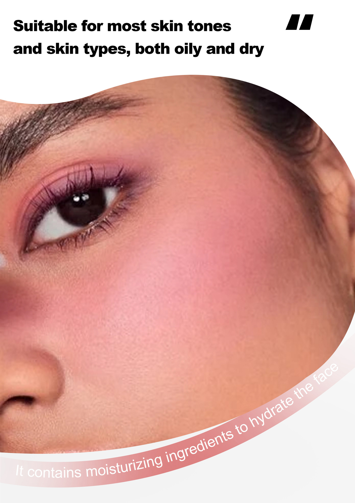 Cross-border liquid blush Contouring HANDAIYAN Natural Modification Easy to color matte Blush Liquid Blush Blush Item Picture
