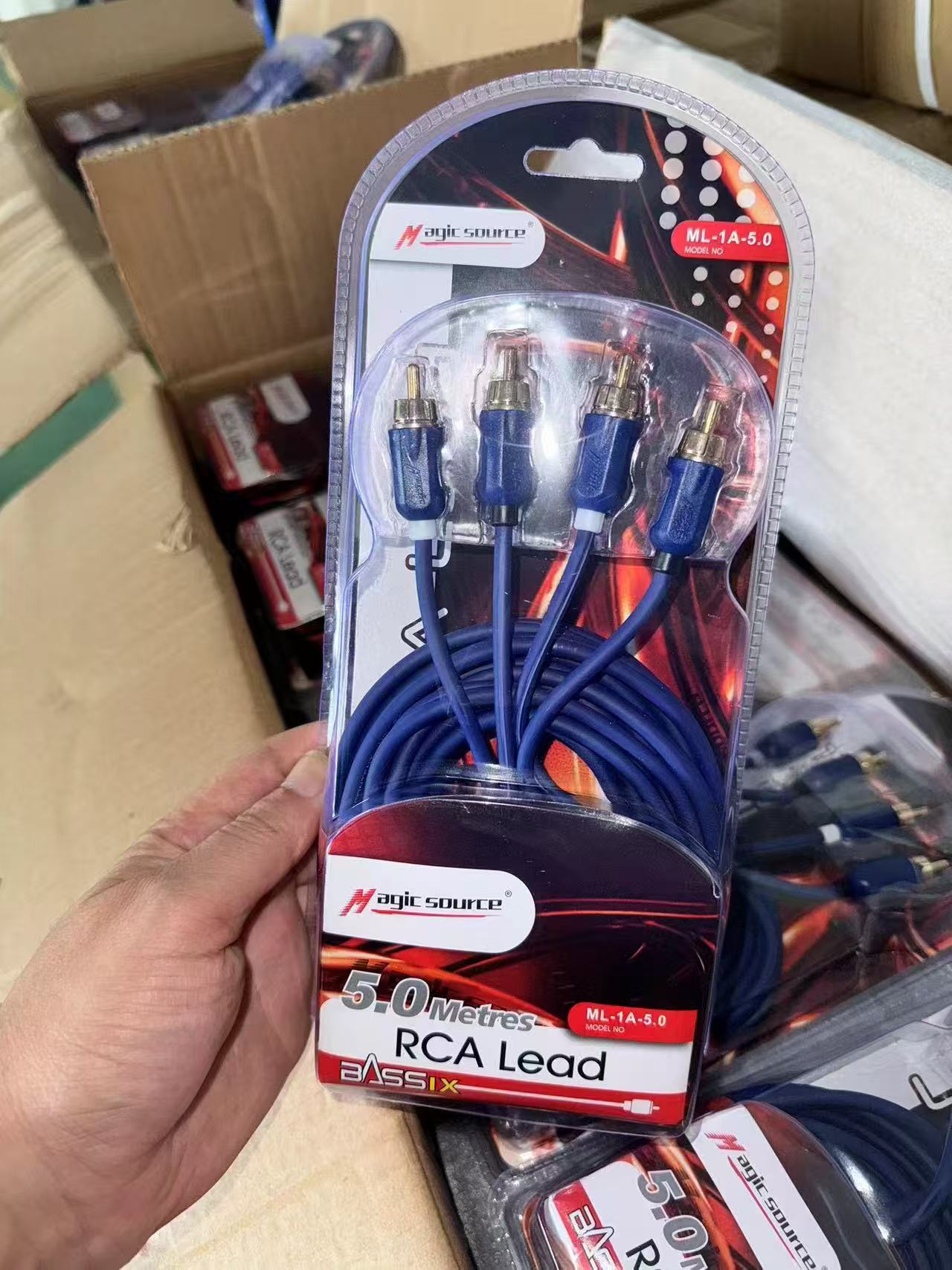 Car Audio Modification Car Amplifier Subwoofer Dedicated Cable Taiwan Pure Copper 2.3m 5m Audio Signal