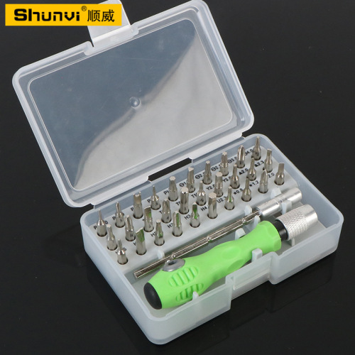 Ratchet screwdriver set dual-purpose screwdriver cross-shaped 13-in-1 multi-function telescopic screwdriver