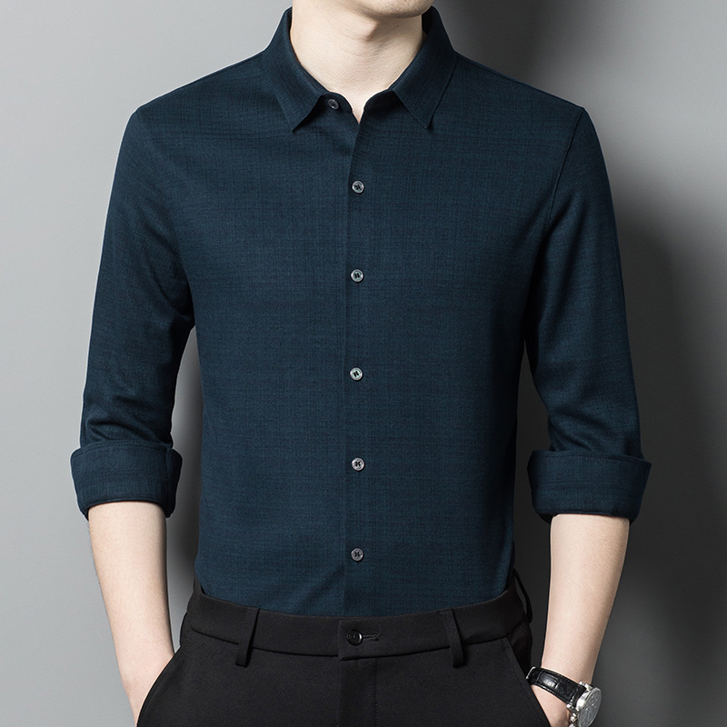 Woolen shirt for leisure
