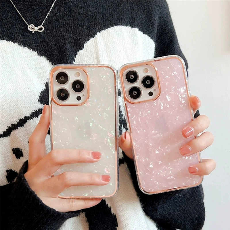 Чехол для телефона Apple iPhone 13 совместимый защитный чехол, перламутровый тонкий