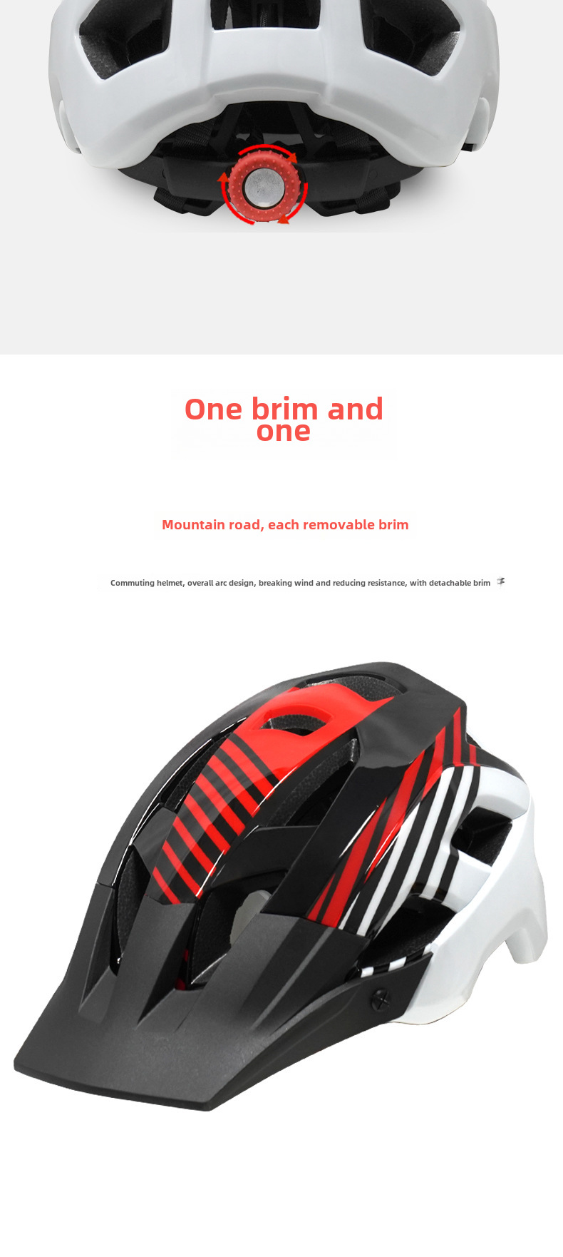 Big brim cycling helmet cycling helmet adult helmet integrated bicycle cycling helmet_voghion.com
