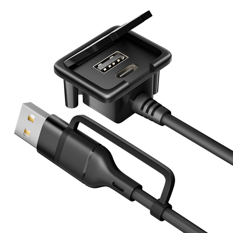 Backpack External Interface Luggage USB Extension Cable Backpack Accessories Four-In-One Backpack External Fast Charging Charging Cable Backpack External Interface Luggage USB Extension Cable Backpack Accessories Four-In-One Backpack External Fast Charging Charging Cable