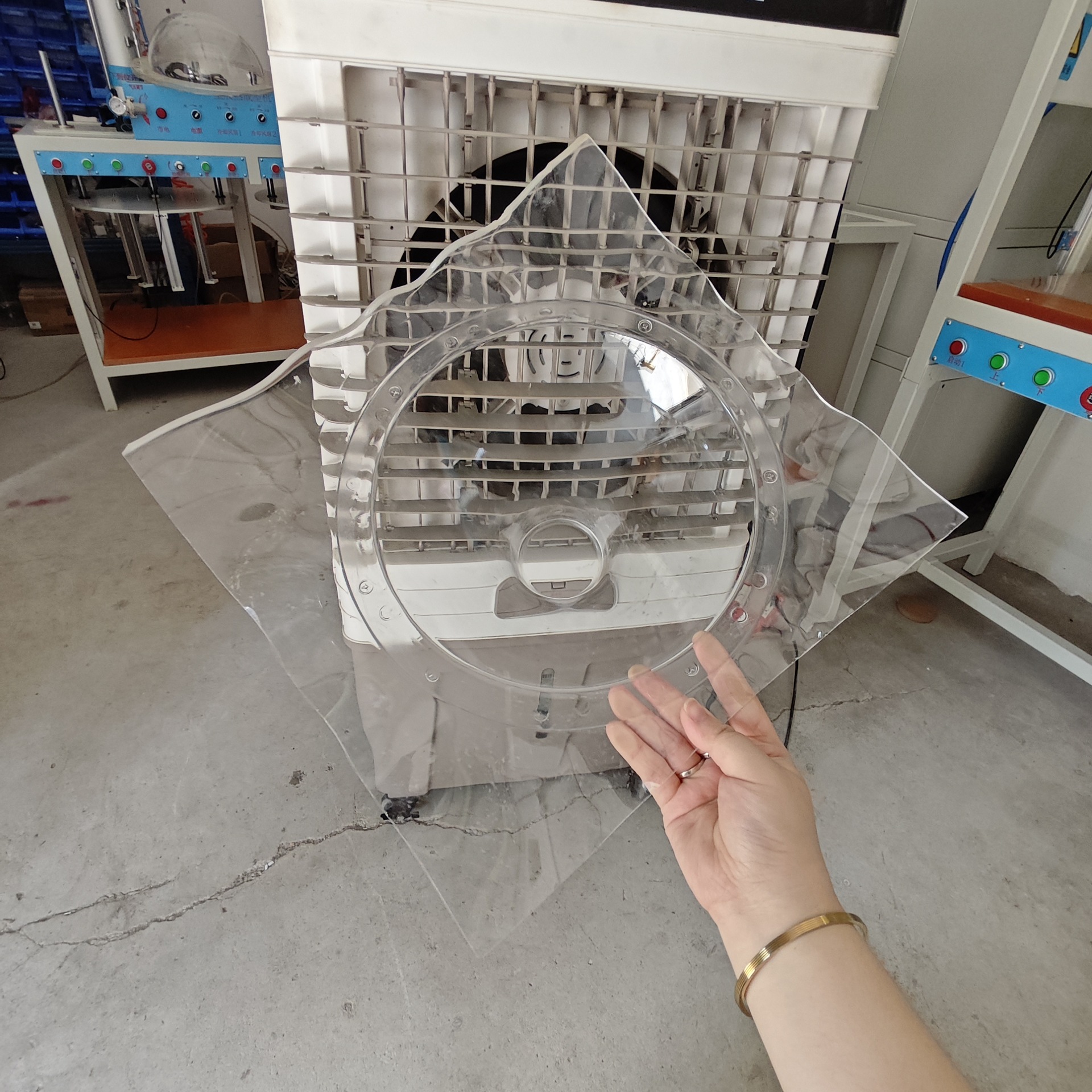 和信元亚克力锥形灯罩透明热压成型可改形状大小颜色灯罩