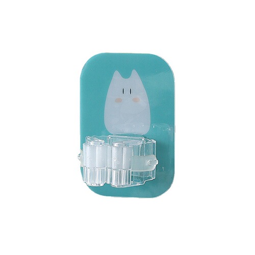 Mop rack, broom card holder, mop hook, strong, traceless, punch-free mop clip, bathroom wall hanging rack, cartoon sticky hook