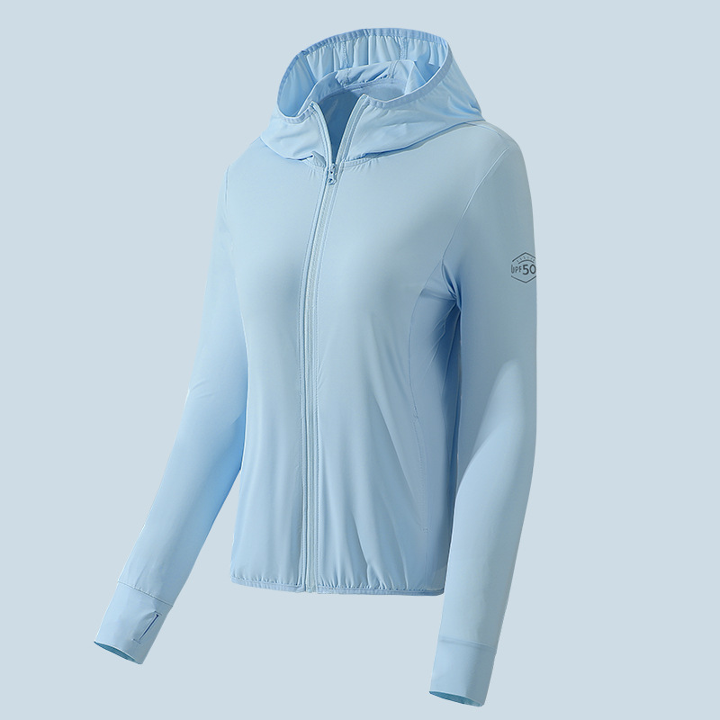 Verano nueva ropa de piel Banana Bottom mismo estilo ropa de seda de hielo protección UV UPF50 + ropa de protección solar transpirable para hombres al por mayor