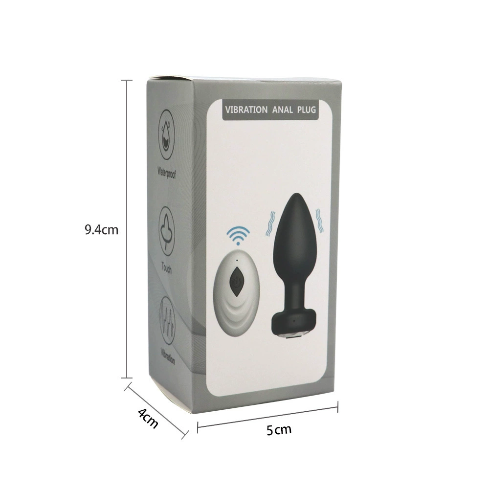 Anal plug vibrator, wireless remote & app versions, mini 9×4 cm, 47 g