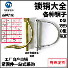安全销工厂锁销D型锁销子大全定制方形锁销O型锁销带耳医疗锁扣锁