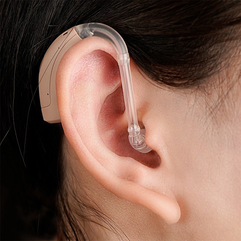 Audífono Liston genuino para personas mayores con sordera, audífono invisible detrás de la oreja, nuevo Lily de 4 canales P1P3HP3