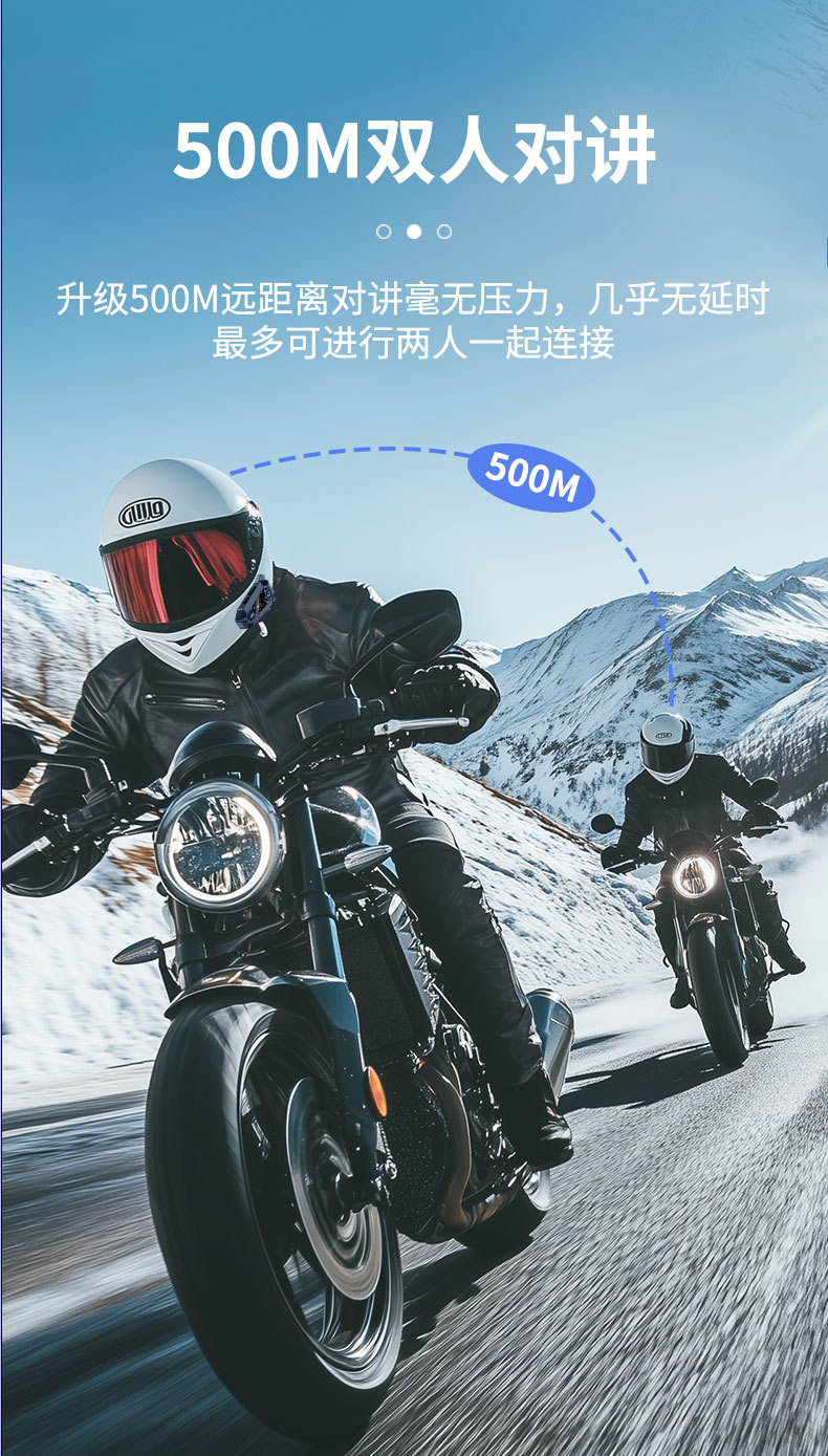 Cross-Border Motorcycle Helmet-Specific 5.4 Bluetooth Headset with Led Screen Digital Display, Fm Radio, and Intercom Helmet Headset
