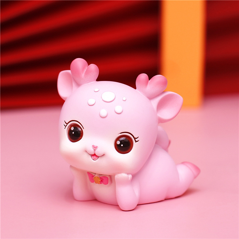 ins少女心初心小萌鹿摆件树脂工艺品蛋糕摆件创意礼品厂家直销|undefined