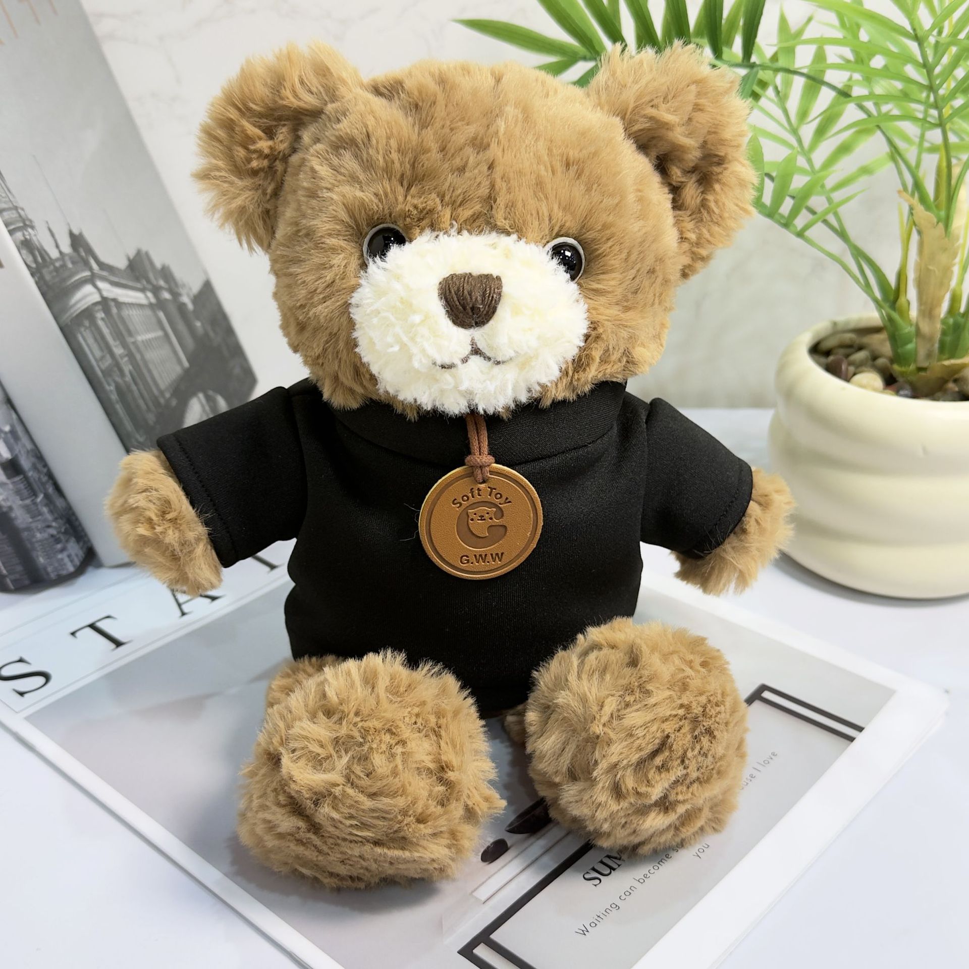 Vestido Teddy Bear suéter Teddy Bear camiseta actividad regalo juguete de peluche impresión LOGO