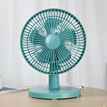 电风扇家用迷你小型摇头台扇学生宿舍办公室静音五叶式风扇大风力