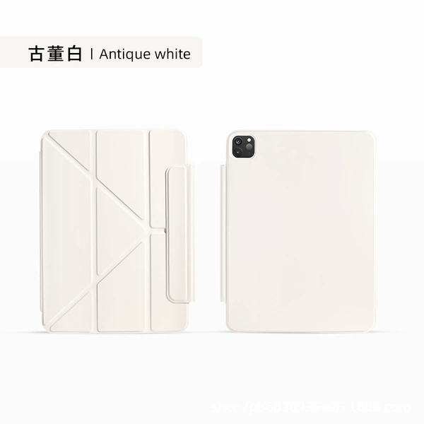 Antique white [upgrade √ with buckle] 3+y fold double -faced clamp