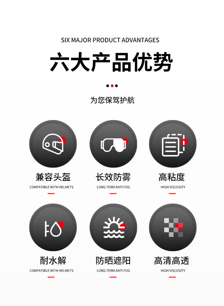 Helmet Sun Protection Film, Anti-Uv Film, Anti-Fog Film for Lenses, Sunshade Film for Electric Vehicle Full-Face and Half-Face Helmets