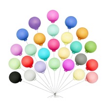 馨睿粘土气球蛋糕烘焙插件气球摆件15色一包30只需要25色50只盒装