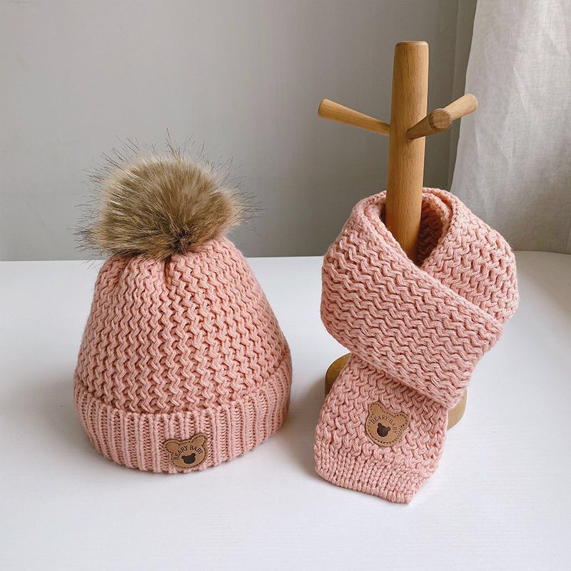 Children Unisex Cartoon Style Sweet Solid Color Beanie Hat display picture 6