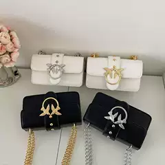 Cross-Border Double Swallow Bag for Women 2026 New Versatile Bird-Shaped Small Square Bag Niche Fashion Single Shoulder Crossbody Bag