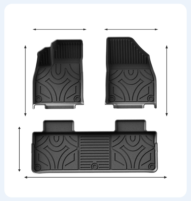 Suitable for 26 models of ARCFOX Beta T1 floor mats, ARCFOX Beta car eco-friendly TPE floor mats are waterproof and wear-resistant