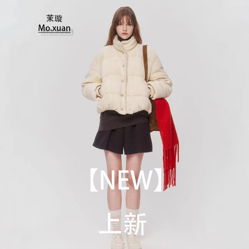 Tim* Korean New Retro Women's Lambswool Jacket Short Style Winter Urban Casual down Jacket Tim* Korean New Retro Women's Lambswool Jacket Short Style Winter Urban Casual down Jacket