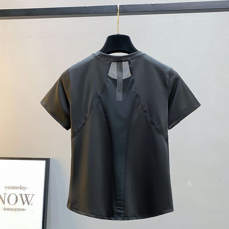 【077 short sleeve】black