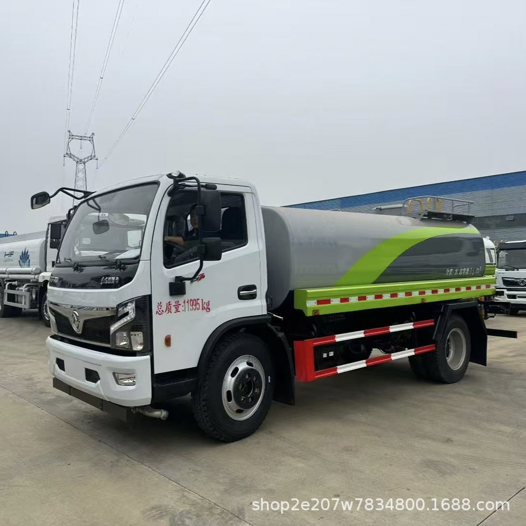 Sprinkler Truck Manufacturer Direct Supply: 10-Cubic-Meter Greenery Spraying and Mist Cannon Truck for Engineering and Municipal Use, Road Washing and Dust Suppression Truck