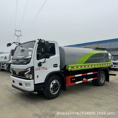 Sprinkler Truck Manufacturer Direct Supply: 10-Cubic-Meter Greenery Spraying and Mist Cannon Truck for Engineering and Municipal Use, Road Washing and Dust Suppression Truck