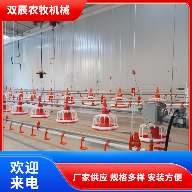 养鸡场水线料线生产厂家 鸡舍自动喂料机管理方便 养殖场上料机