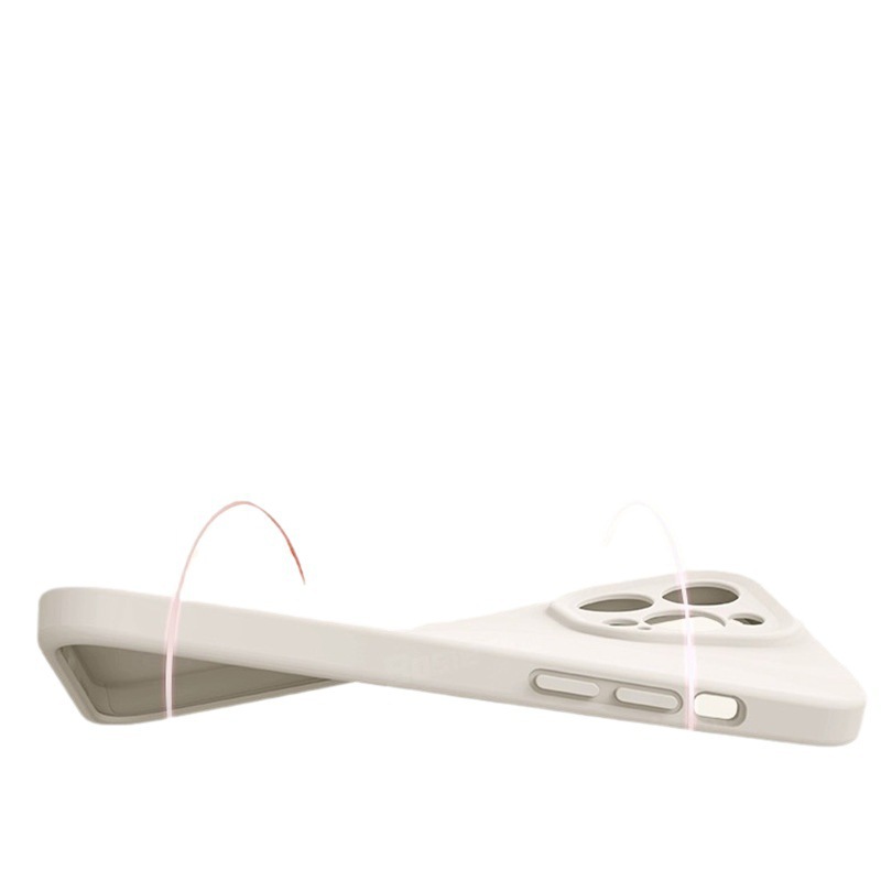 Aplicable a iphone15 cóncavo-convexo lente silicona líquida teléfono móvil Shell Apple 14/13PROMAX resistente a la caída Shell 12/11