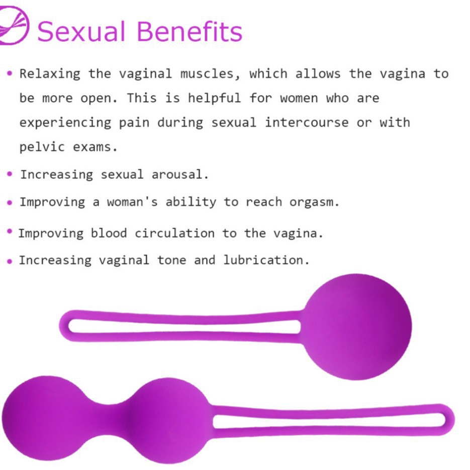 Vaginal Dumbbell Kegel Trainer 3-Piece Set, Silicone Vibrating Pelvic Floor Balls, Pink — detail image 6
