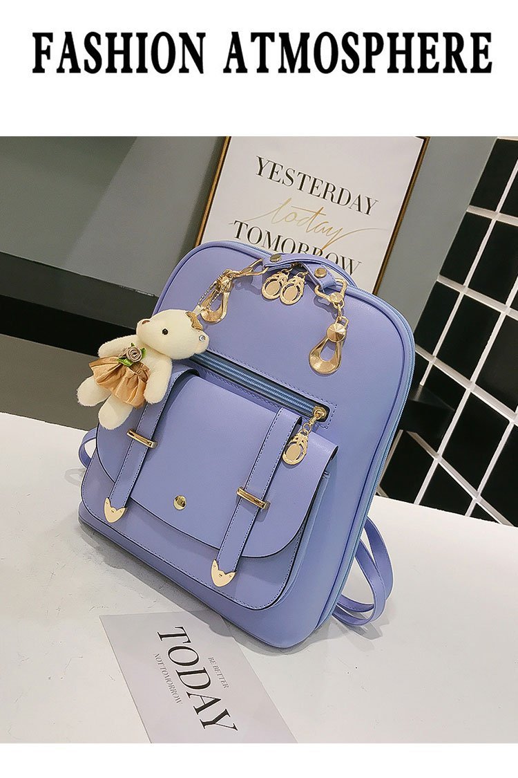 New style backpacks for women, fresh and cute student fashion and casual Korean-style women's bags, cross-border one-piece shipping worldwide undefined