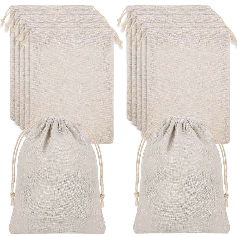 Bolsa de embalaje de joyería de algodón bolsa de cordón de algodón bolsa de joyería bolsita bolsa de embalaje de medicina herbal china