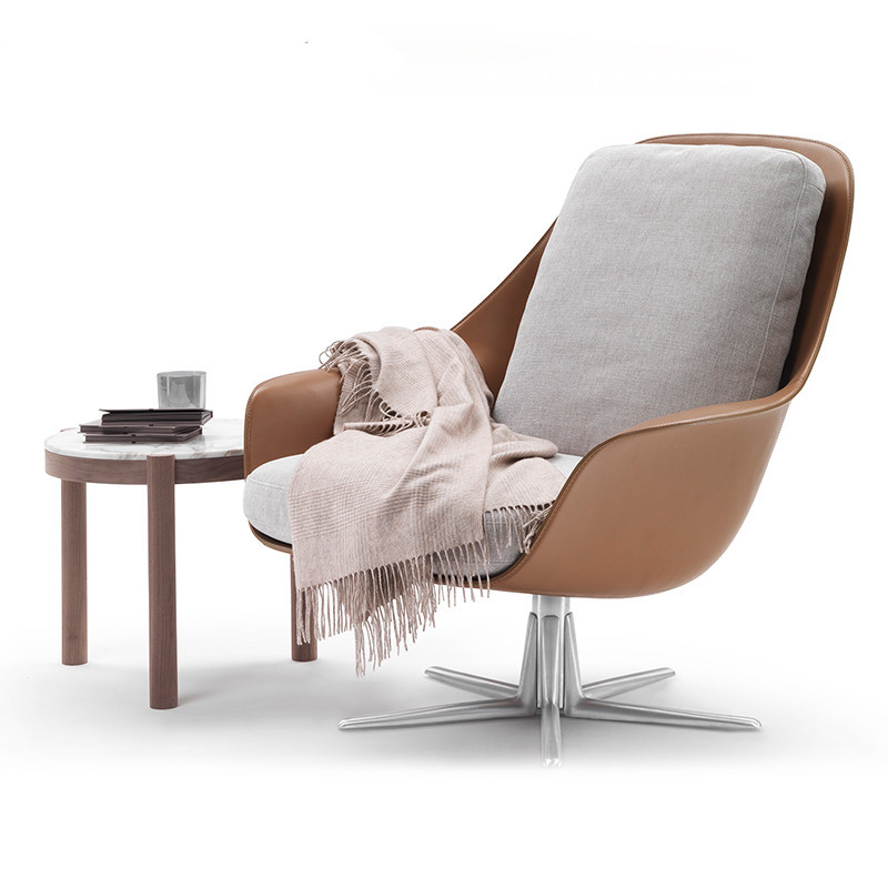 Sofá simple italiano simple simple moderno bungalow villa de diseño casual de moda sala de estar sillón