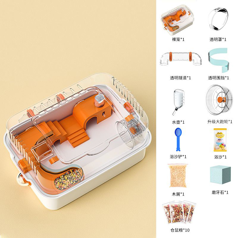 【Venta al por Menor】Jaula para Hámster Extra Grande, Villa para Hámster Golden Bear, Juego de Juguetes para Hámster, Accesorios para Hámster image 13